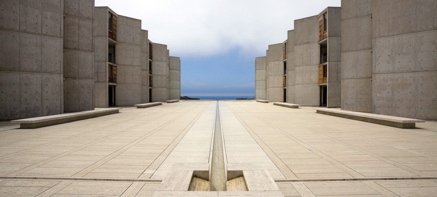 Salk, The Salk Institute by Louis Kahn: La Jolla CA