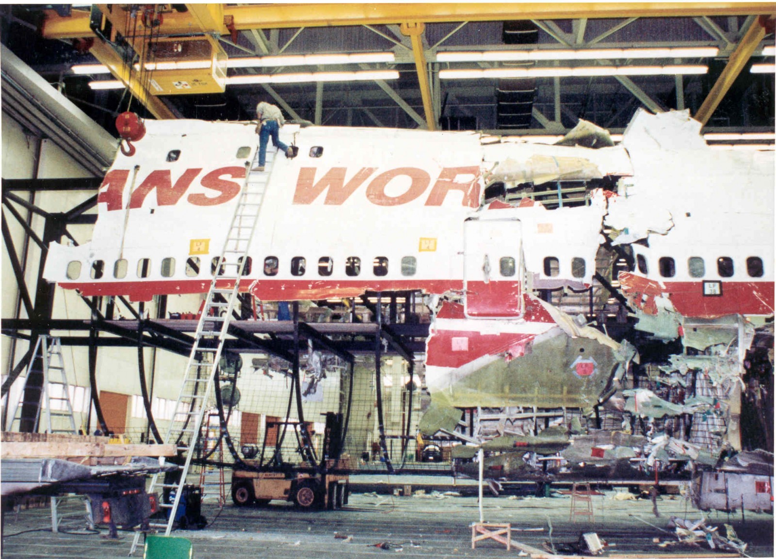 Photo: 747 used to test causes for twa flight 800 crash - 